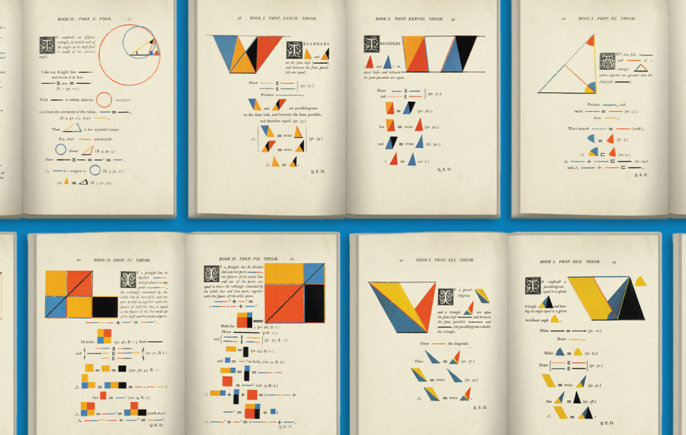 Euclid’s Elements – Oliver Byrne’s Geometric Masterpiece