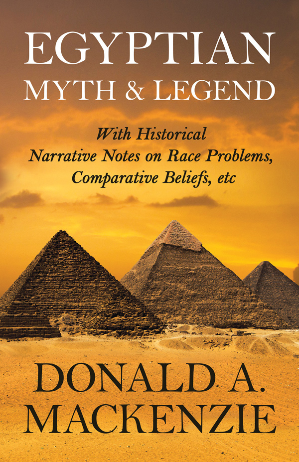 9781444656374 - Egyptian Myth and Legend - Donald A. Mackenzie