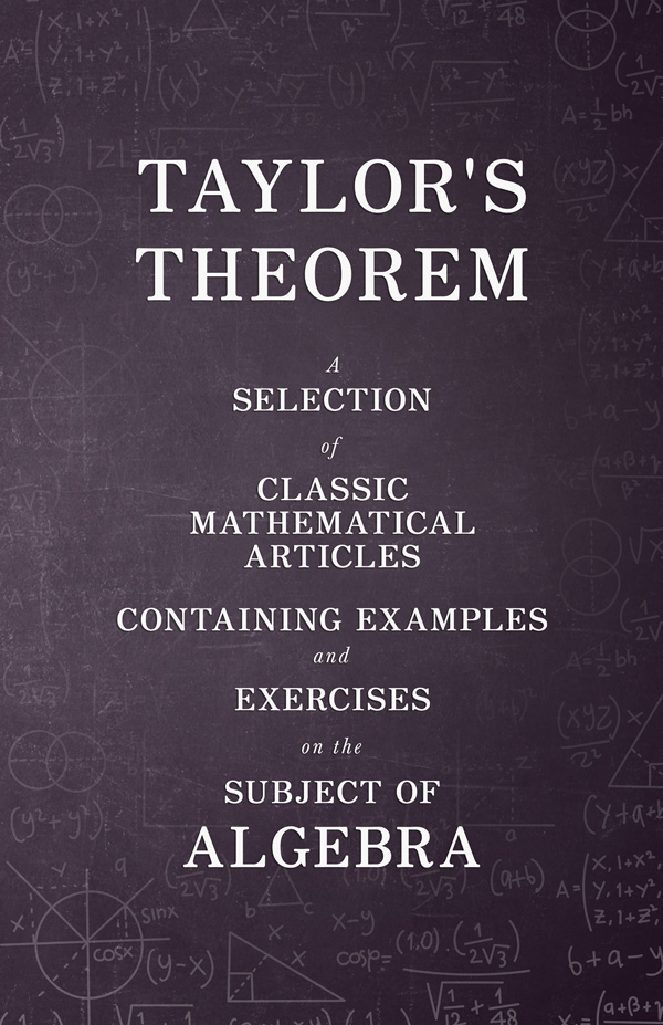 9781447456971 - Taylor's Theorem - Various