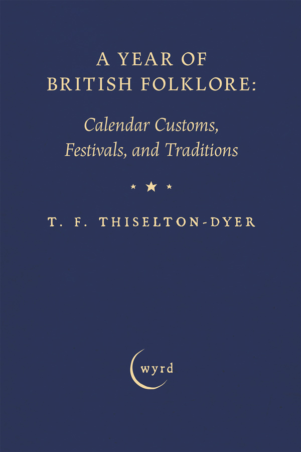 Front Cover of A Year of British Folklore: Calendar Customs