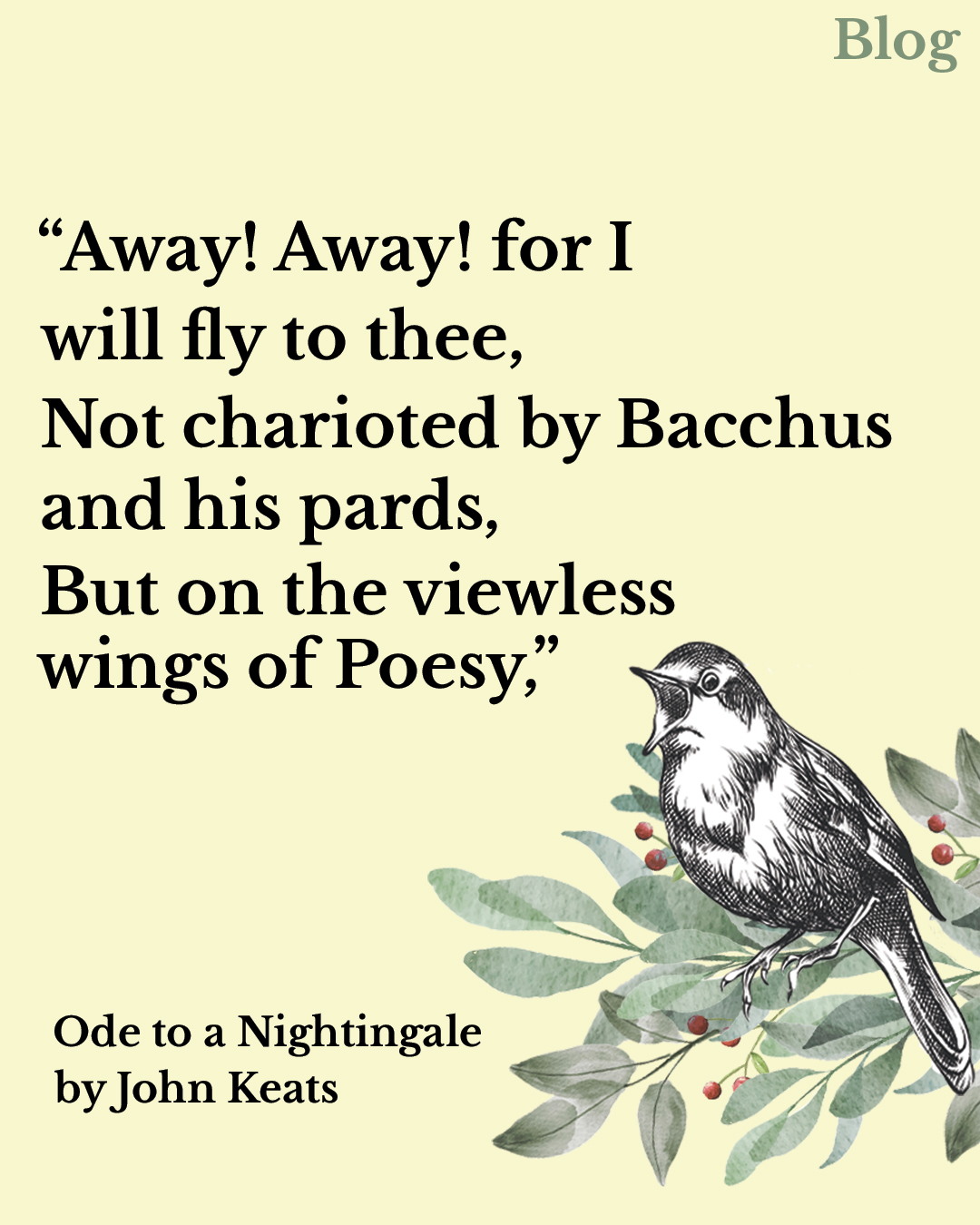 Ode to a Nightingale A Poem by John Keats Read & Co. Books