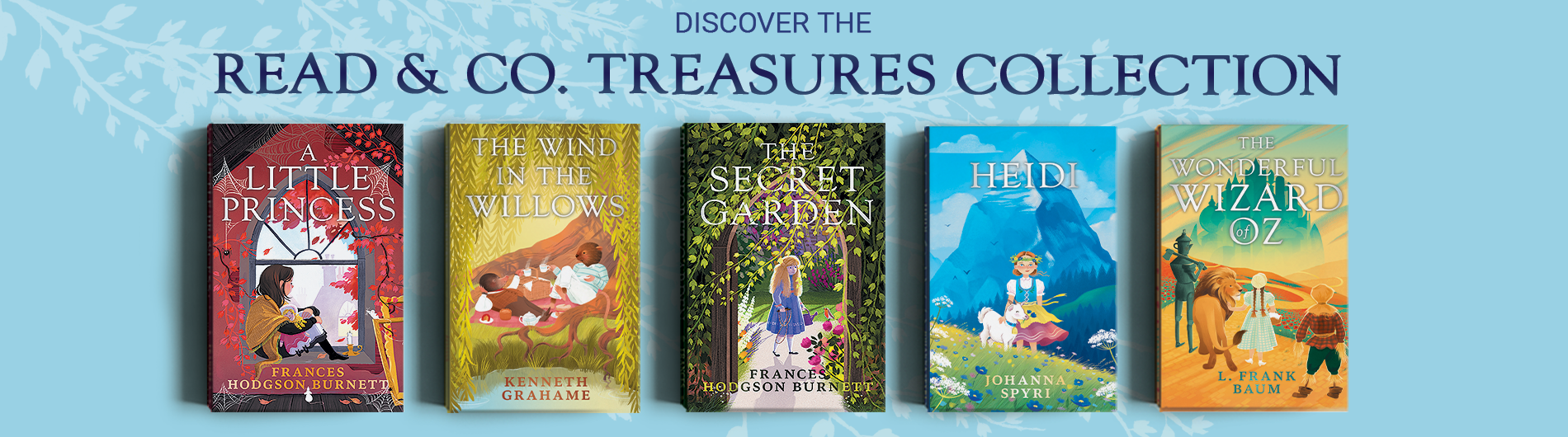 Read & Co. Treasures Collection Book Collection Banner