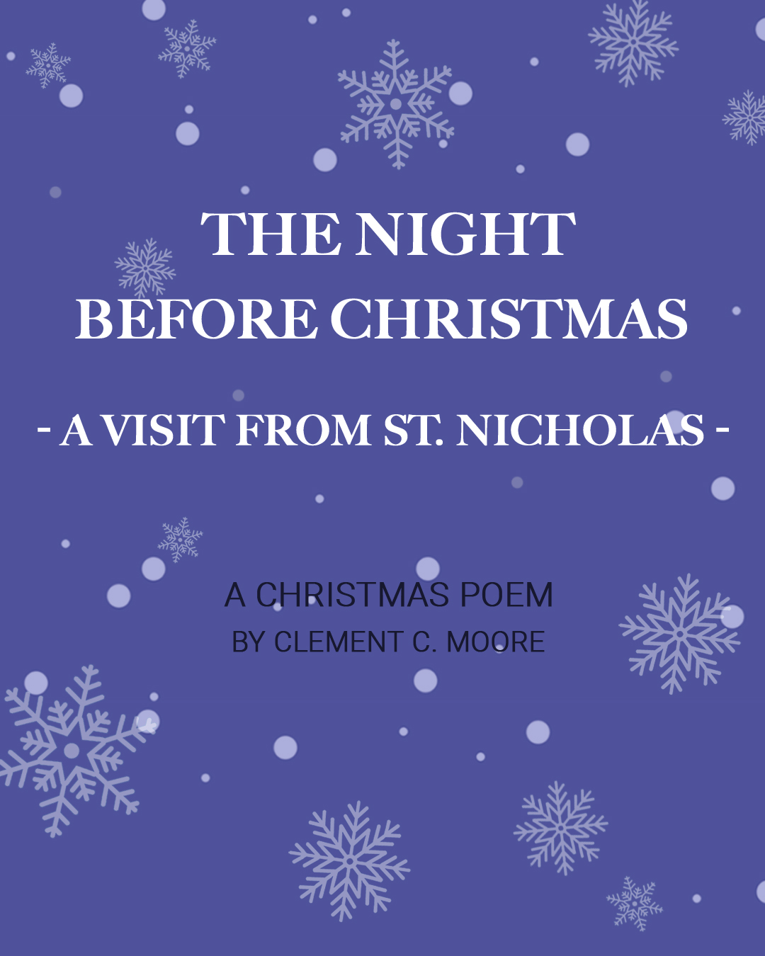 The Night Before Christmas - A Christmas Poem | Read &amp; Co. Books