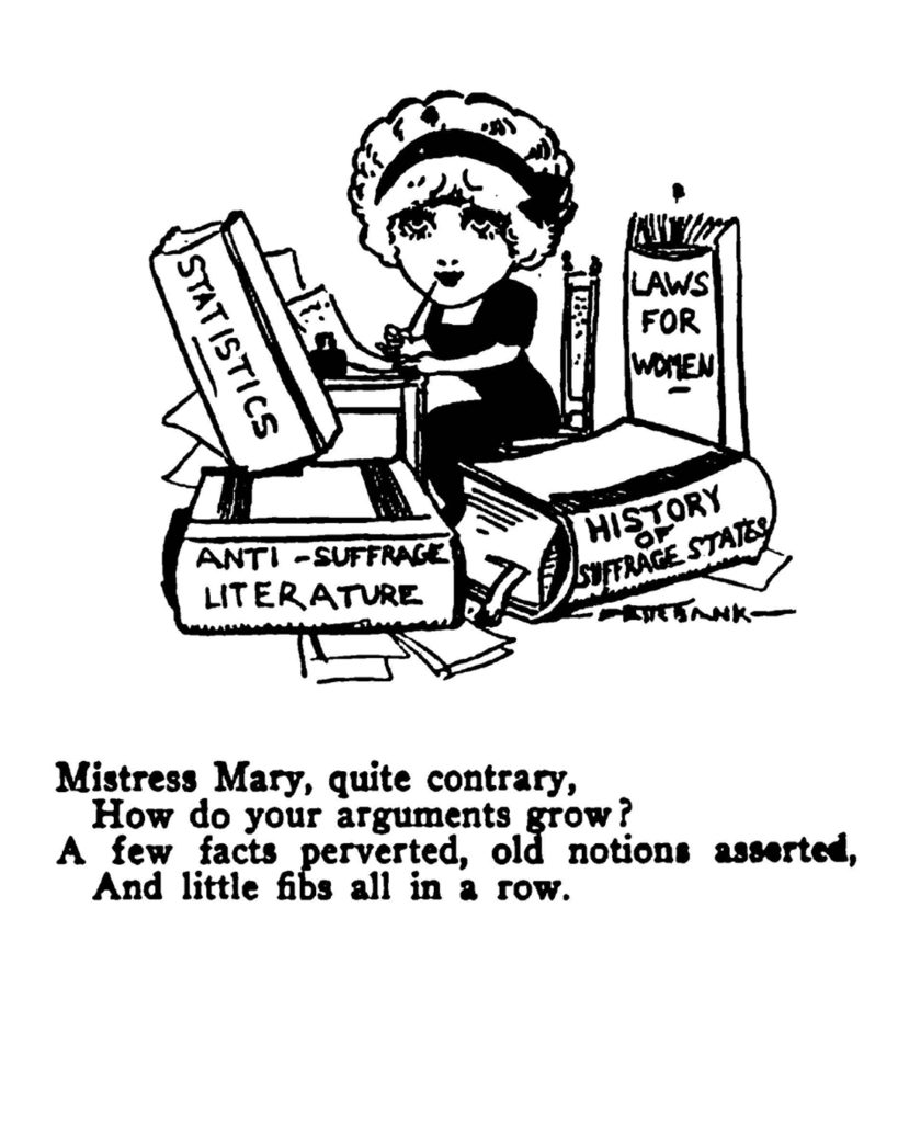 Women's History Month - Suffragette Rhyme Illustration Quote