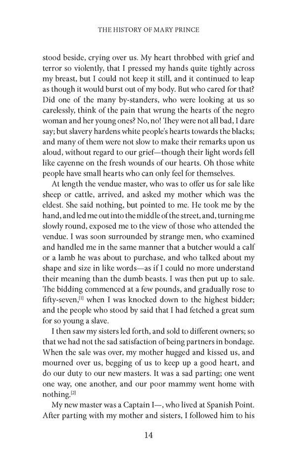the story of mary prince the story of mary prince