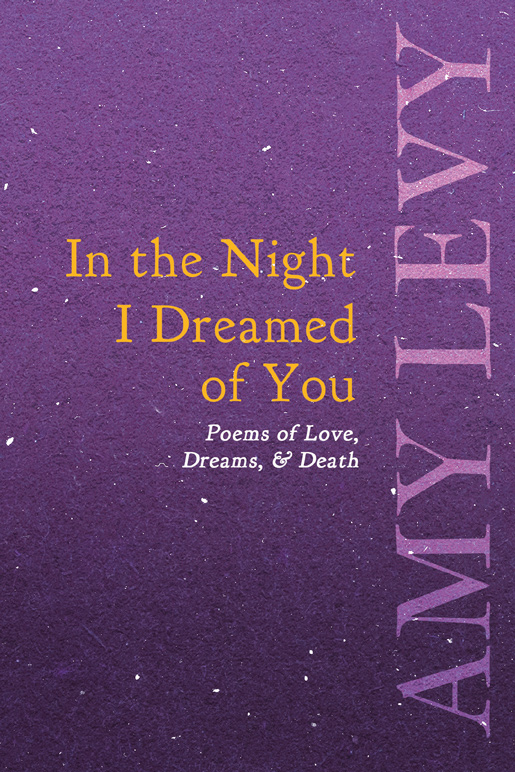 9781528718493 - In the Night I Dreamed of You - Amy Levy