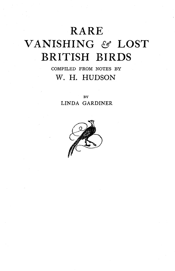 the vanished birds book